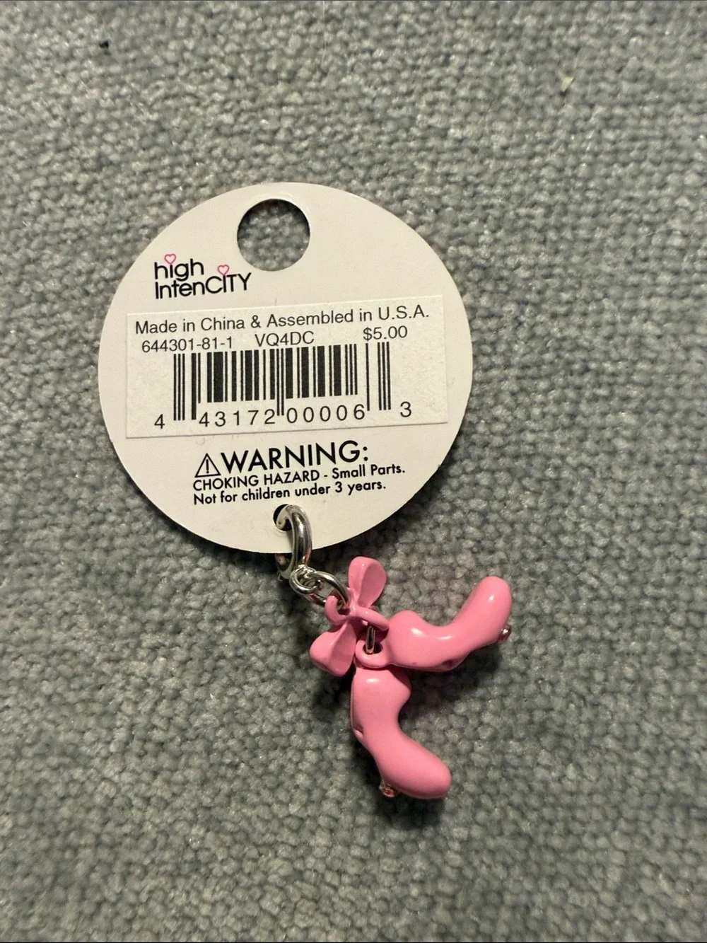 GAP Kids Pink Floral Link Charm Bracelet with Sweet Themed Charms